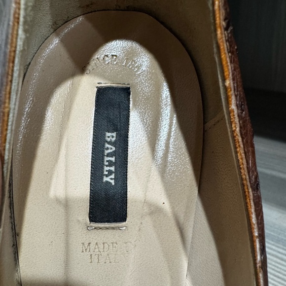 Bally- Made in Italy - original real Ostrich Heels - Picture 8 of 9